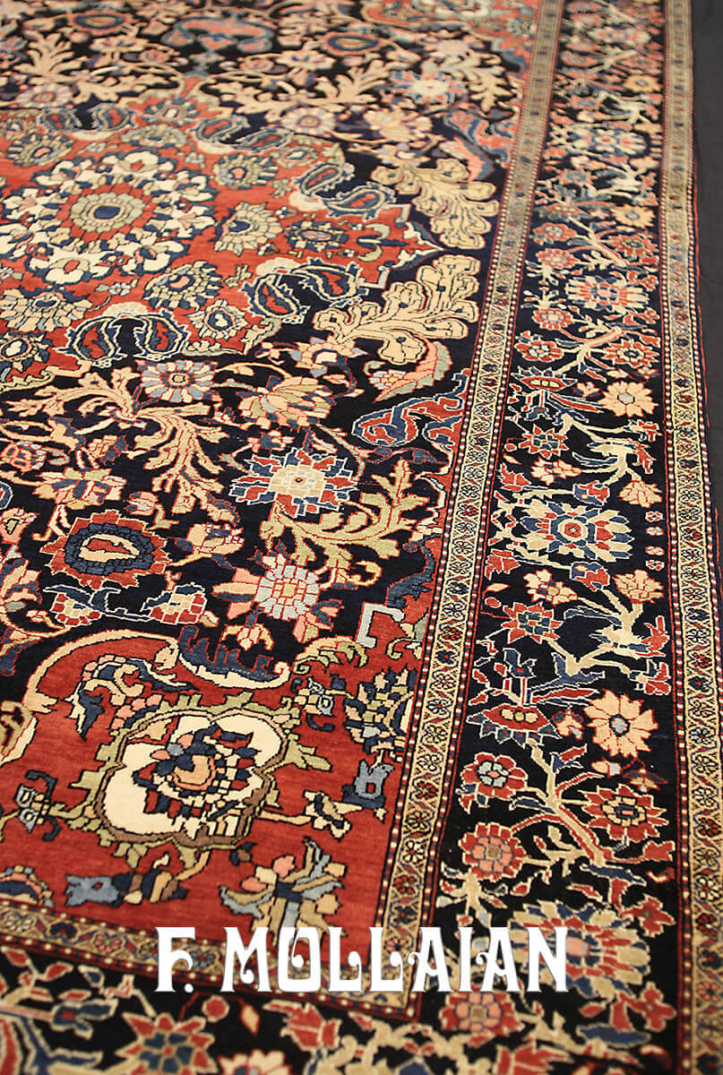 Antique Persian Saruk Farahan Rug n°:95913257